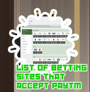 Betting sites accepting paytm